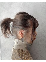 ヘアサロンエム 川越(HAIR SALON M)&nbsp;外ハネボブ/アッシュブラウン/ネオウルフ/デザインカラー