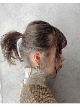 ヘアサロンエム 川越(HAIR SALON M) 外ハネボブ/アッシュブラウン/ネオウルフ/デザインカラー