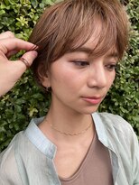 ロミー 本厚木(ROMMY.)&nbsp;暗髪 オリーブベージュ ベージュ丸みショート【ROMMY.本厚木】