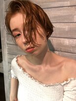 ヘアーリゾート マッシブ 大宮(MASSIVE) ひし形シルエットくすみカラー濡れ髪切りっぱなし　MASSIVE大宮