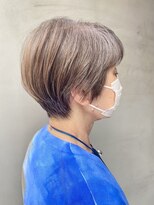 エムプラス 二子玉川(Mplus)&nbsp;40代50代60代 こなれハイトーンショートスタイル　Mplusミズイデ