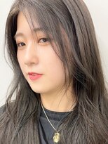 セル(CELL)&nbsp;ケアカラー　アッシュベージュ　顔周りレイヤー