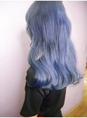 ブルージュ/シルバーアッシュ/プラチナアッシュ/セミロングヘア
