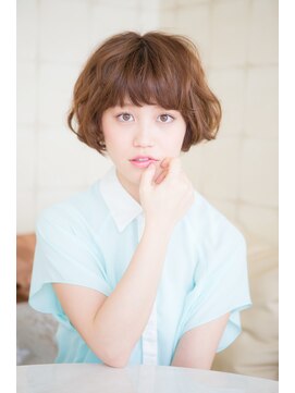 エミュー 結城店(emu) Aラインボブ　マロンベージュ