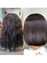 アンフィシュピトロワ(AnFye spi tlow)&nbsp;広がる髪もジュエリーシステム×LULUTr×縮毛矯正で艶髪ボブ♪