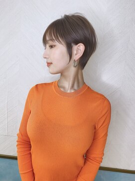 ロンド ストラーダ 心斎橋(Lond strada) ショート×ハイライト白髪ぼかし×シルキーベージュ[心斎橋]