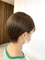 クオリス 上板橋店(QUALIS)&nbsp;20代30代40代大人ハンサムショート丸みひし形ショート艶髪ボブ