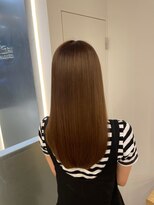 大人かわいい20代30代40代小顔ショコラベージュ１Zina千葉