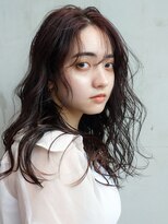 アイティーバイアルバム 藤沢店(IT by ALBUM)&nbsp;重めレイヤーカット_斜めバンググレージュカラー_49227