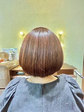 エルサフィロ ヨドヤバシ(el zafiro yodoyabashi) 【el zafiro yodoyabashi】暖色系マッシュボブ