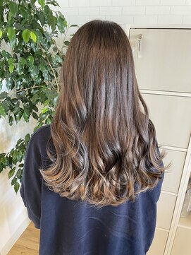 グリーンルームセカンド 結城店(GREEN ROOM. 2nd) 退色をいかした透明感カラー×グレージュ×11種類tr