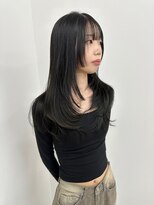 ヒン(HIN)&nbsp;ブルーブラック×姫カット