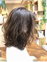 ヘアー カフェ コトノハ(hair cafe kotonoha) 【コトノハ】抜け感フェミニティ鎖骨ミディアム小顔ふわふわボブ