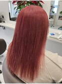 ロング×ピンク