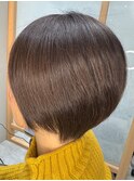 【isola】ショートボブ◆オーガニックカラーで色ムラ解消◎