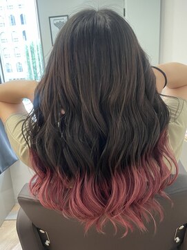 ジエクト ヴィシア(The Ect VIXIA) グラデーションカラー/裾カラー/ピンクパープル/ピンクカラー