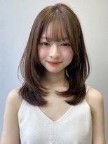 エトラ 渋谷店(etora)&nbsp;小顔 フェミニンロング メルティーカラー 似合わせカット"