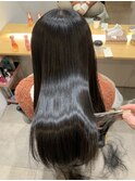 美髪矯正カラー