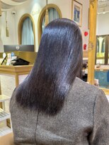 ロンドアベニール 北千住(Lond avenir)&nbsp;イメチェン外ハネボブ美髪ワイドバングレイヤー髪質改善縮毛矯正