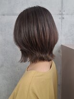 ココ 西葛西南口店(COコ)&nbsp;白髪ぼかしハイライトくびれボブ顔周りレイヤーカット縮毛矯正