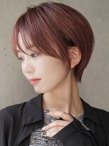 カライング(ing) 大人可愛い20代30代40代黒髪前下がりひし形小顔ボブ丸みショート