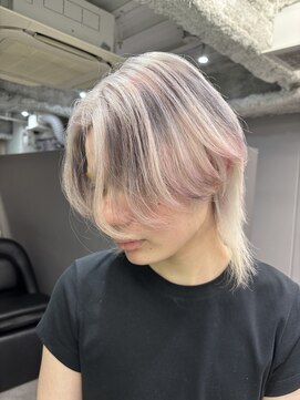 ロテ 名古屋 名駅店(Lote.) ミディアムヘア/デザインカラー/フェイスフレーミング/名古屋