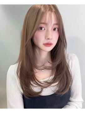 ミシェリー(misherry) #秋冬トレンドマロンベージュ#韓国風髪質改善レイヤーカット