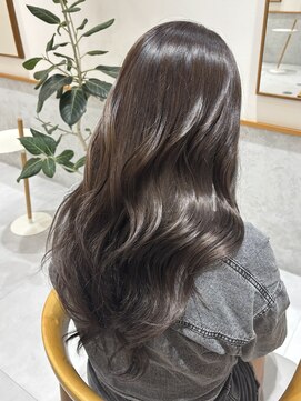 レンジヘアー(lange hair) ツヤ感ブラウン【鈴鹿/津/ブリーチなし/髪質改善】