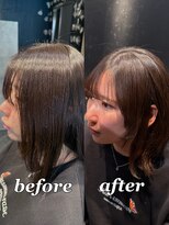 エノア 東京(ENORE)&nbsp;ボブ/ミディアム/ストレート/美髪/縮毛矯正/20代/30代/40代/50代