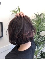 ノイ(noi)&nbsp;ミニボブ×裾ピンク