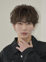 アビー ランシェル(ABEY LENCIEL)&nbsp;シャドウパーマ/ラウンドマッシュ/ブラウンカラー