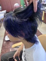 ヘアサロンナンバーワンクラブ上和田本店&nbsp;フェイスフレーミング青紫