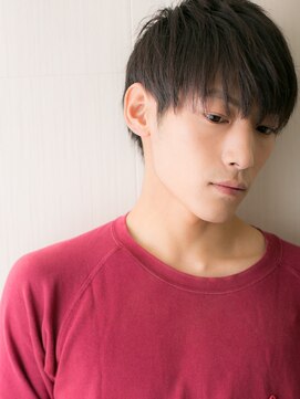 トニーアンドガイメン ホテル京阪仙台店(TONI&GUY MEN) ダークブラウン王道ナチュラルフルバングメンズショートi仙台