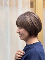 センジュ 武蔵小杉(SENJYU) 大人ショートボブ/白髪ぼかしハイライト