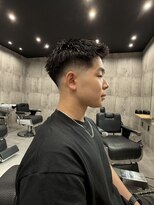 ザスーツブラザーズ 名古屋 金山店(THE SUITS BROTHERS) MEN'SHAIRウルフカルマパーマメンズショートイージーパーマ