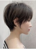 xカット/イメチェン/ホワイトブロンド/外ハネボブ/美髪