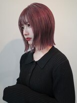 ニル 鹿児島中央駅(NiL)&nbsp;バーガンディ/ライトニングダブルカラー