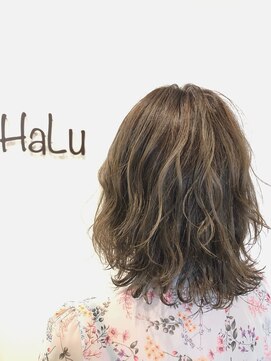 ヘアデザイン ハル(hair design HaLu) #秋色#ミルクティー#グレージュ