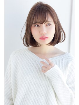 ラミ(L'ami) 【東 純平】大人かわいい 毛先カール ボブ