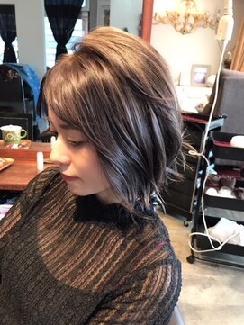 ロテヘアーネイル(rote hair nail) レイヤーボブ