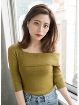 クラッチ 博多(CLUTCH)&nbsp;センターパート大人ミディアム