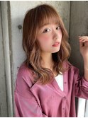 韓国風 レイヤーカット ケアブリーチ 学割U24 ダブルカラー 540