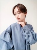 ♪大人可愛いハンサムショートショートヘアチョコレートカラー