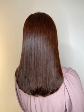 ジーナ 川崎(Zina) 髪質改善*チェリーブラウン*美髪【Zina 川崎】