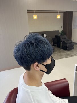 クロス(CROSS) men'sネイビーブルー