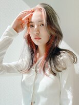 アイティーバイアルバム 下北沢店(IT by ALBUM)&nbsp;シルバーインナーコーラルピンク_ショコラアッシュ_29184