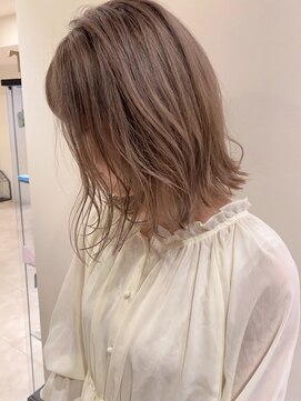 ジャム(Jam) 切りっぱなしボブ×ミルクティーグレージュ★中村大輔