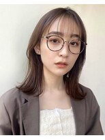 ガーデン 銀座(GARDEN)&nbsp;ミディアムボブ似合わせカットくびレイヤー前髪パーマ