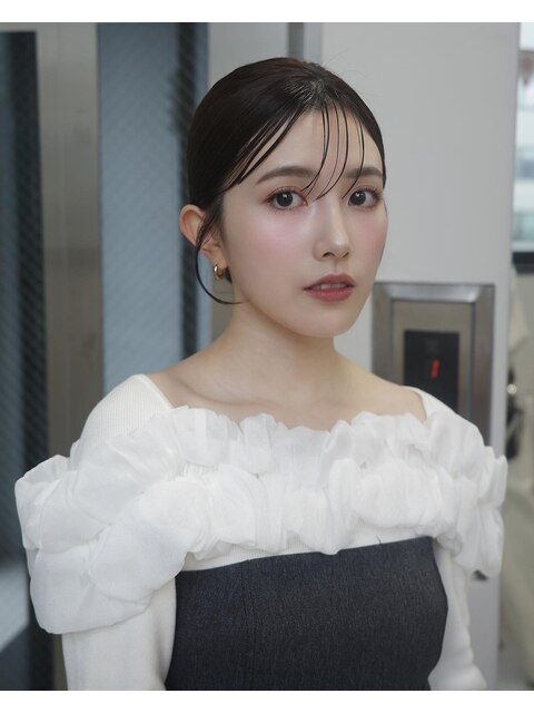 6711ヘアレンジ　2次会　卒業式　入学　振袖　披露宴　結婚式