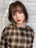 ロンド ロワール 門前仲町(Lond Loire)&nbsp;インナーカラー/イヤリングカラー/ブリーチ×ボブ[門前仲町]